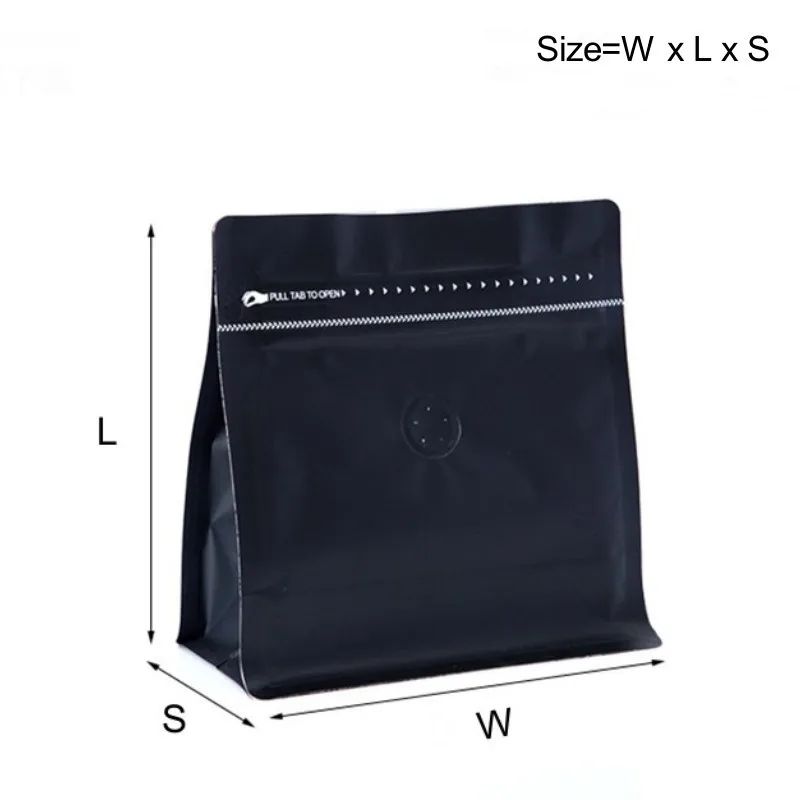 StoBag 50pcs 서리로 덥은 컬러 커피 콩 가방 포장 스탠드 팔각형 식품 봉인 된 알루미늄 호일 보관 재사용 가능한 파우치