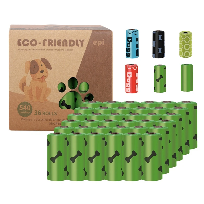 

30 Rolls Biodegradable Dog Poop Bag for Pet Cleaning Supplies Puppy Cat Pooper Scooper Bag Waste Garbage Sack Toilet Litter Coll