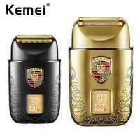 Kemei Rechargeable Cordless Foil Shaver Men Twin Blade Reciprocating Beard Razor Face Care Multifunction Strong Barber Trimmer 1