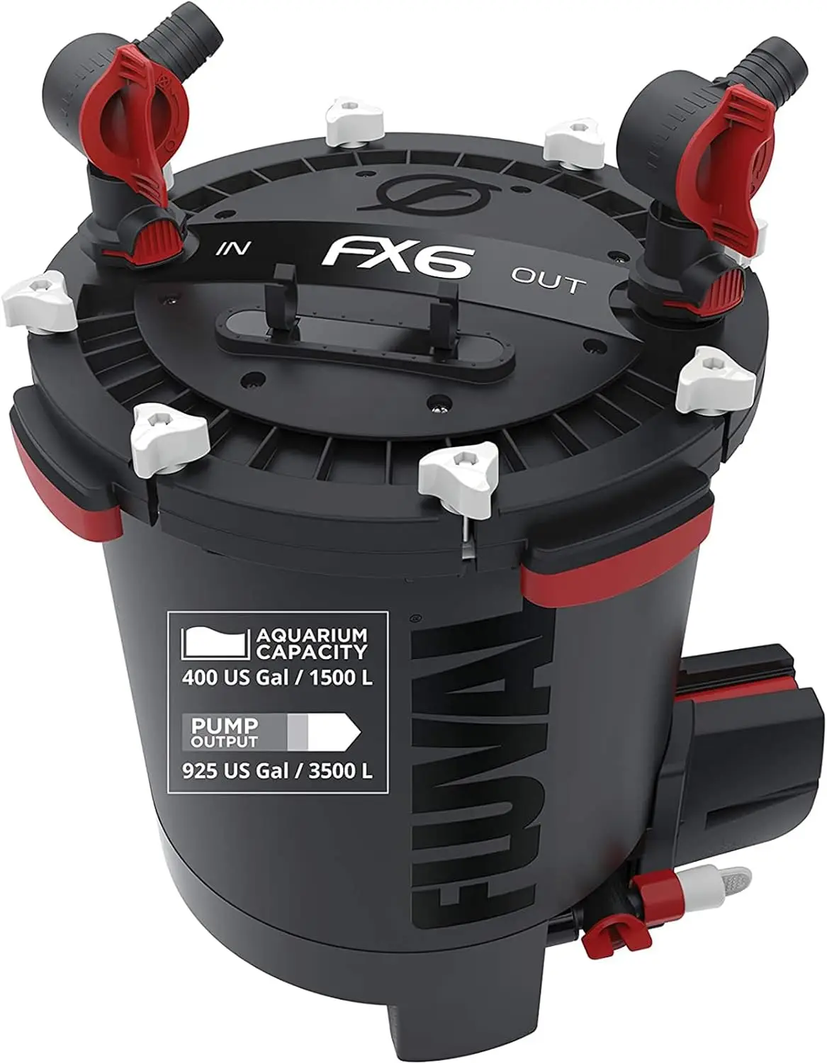 

Высокоэффективный аквариумный фильтр Fluval FX6, канистровый фильтр для аквариумов до 400 Гал.