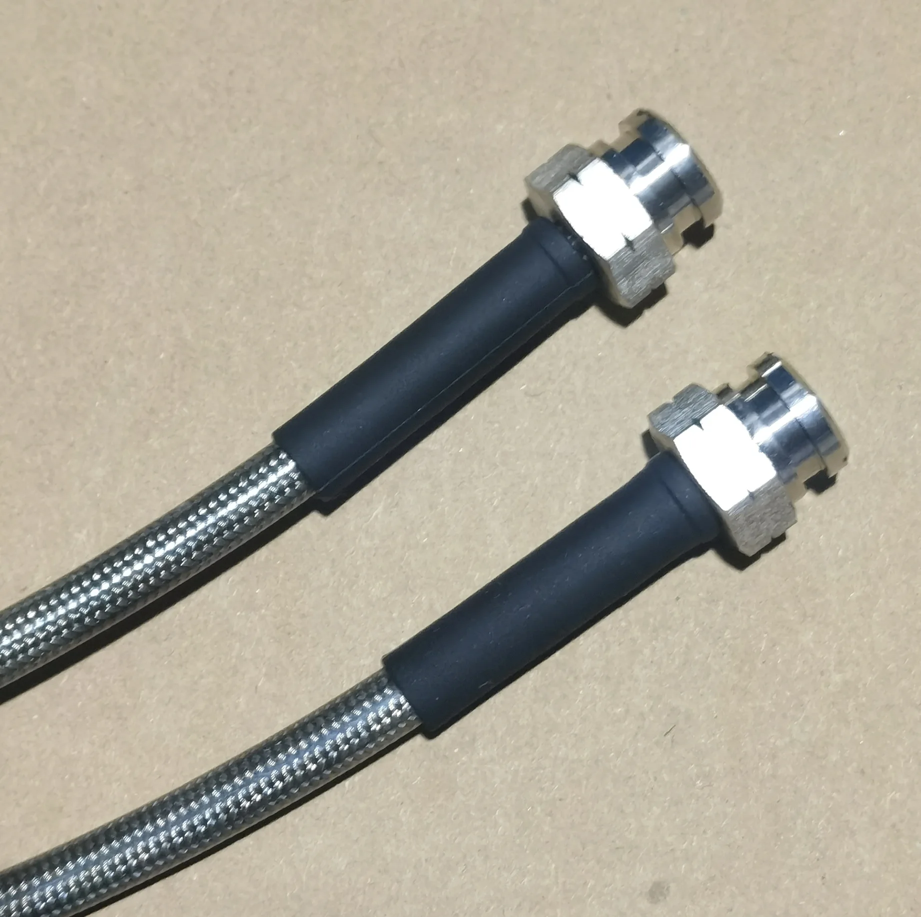 1 Pair Metric M10x1 Conc Swivel Female + 10mm Banjo AN3 Stainless Braided Front Brake Hose Line Tube For Racing Cars ATV UTV