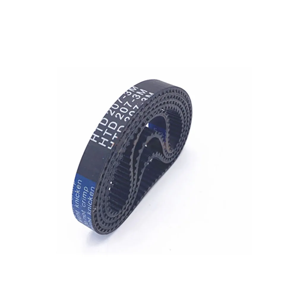 Width 6 10 15 20mm HTD 3M Rubber Arc Tooth Timing Belt Pitch Length 204 207 210 213 216 219 222 225 228 231 234mm Drive Belts