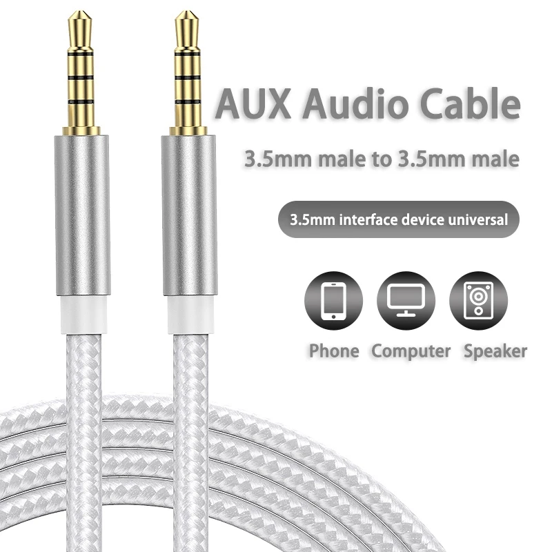 Câble auxiliaire Jack 3.5mm câble Audio Jack 3.5mm câble de haut