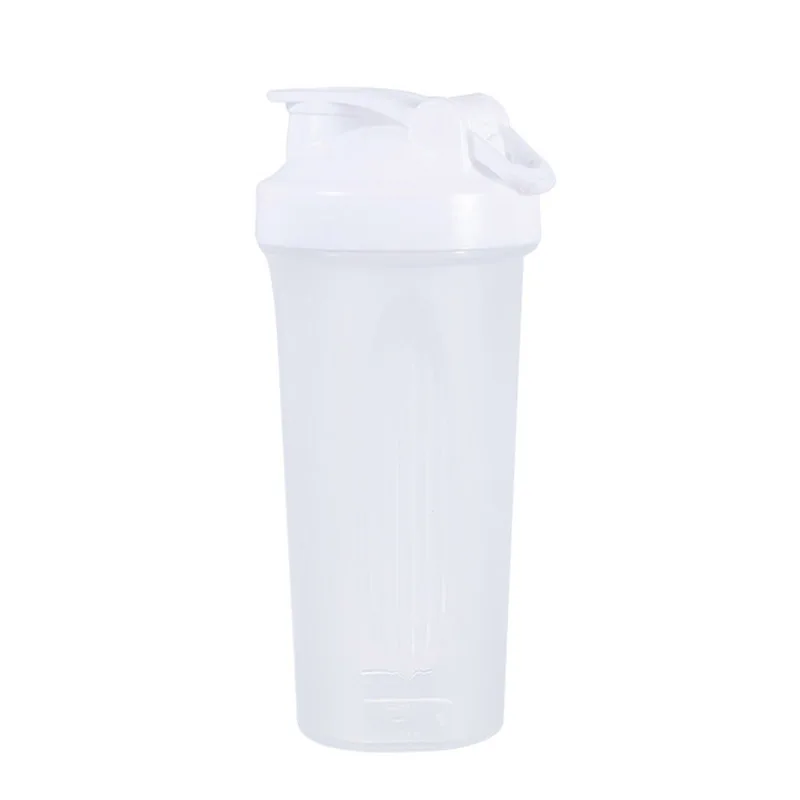 600ml tragbare Proteinpulver-Shaker-Flasche auslaufs ichere Wasser flasche  für Fitness-Fitness-Training Sport-Shaker-Misch becher mit Waage -  AliExpress