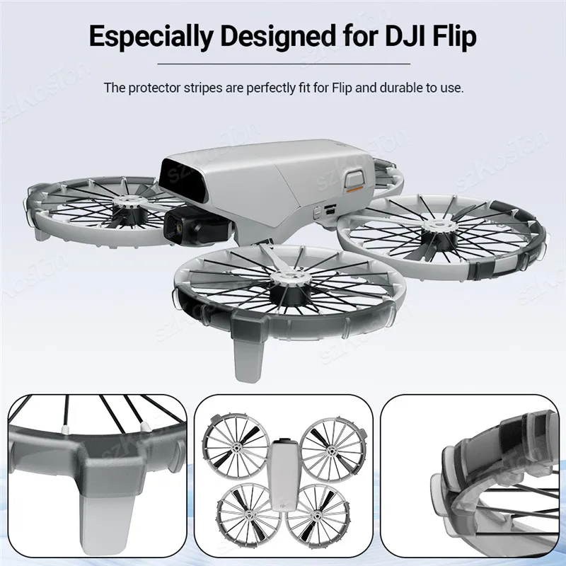 Propeller Guard For DJI Flip Protector Bumper Rings Propeller Anti-drop Lightweight Protection Cover For DJI Flip Drone Accessories Drone Accessories,Propeller Protector
