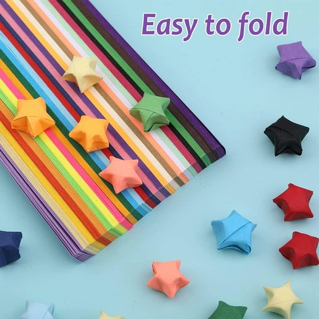 Kaobuy 540 Sheets Star Origami Paper Strips 27 Assortment Color Stars Paper  Patterned Paper Strips Diy Hand Art Crafts - AliExpress