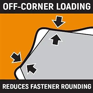 off corner loading reduces fastener rounding
