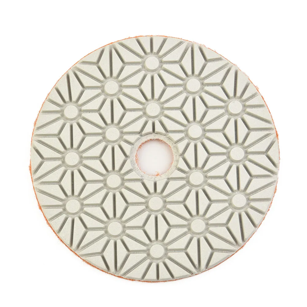 1 STÜCK 4 Zoll 100 mm Trocken-/Nass-Diamant-3-Stufen-Polierpads Granit Beton Marmor Polieren Verwendung Schleifscheiben-Set Elektrowerkzeuge – Detail 40