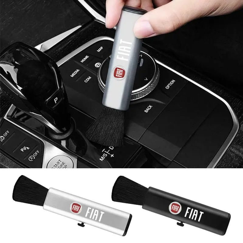 Car Interior Sweeping Dust Soft Brush Gap Dust Brush Presa D'Aria Per Fiat 500 Punto 124 125 500 Bravo Stilo Abarth Tipo Viaggio