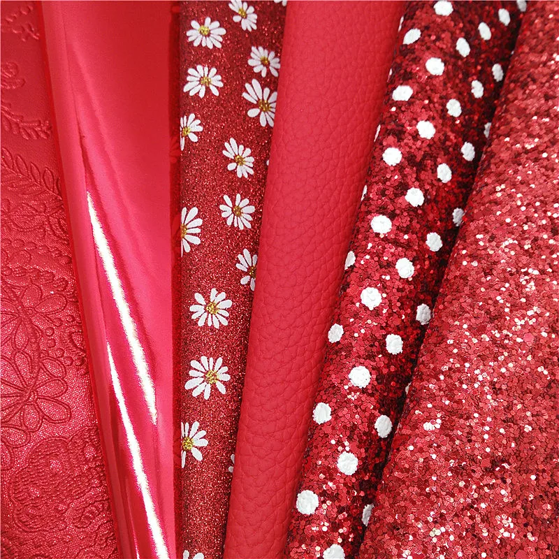 Faux Leather Sheets Crafts Glitter Faux Leather Sheets Floral Faux