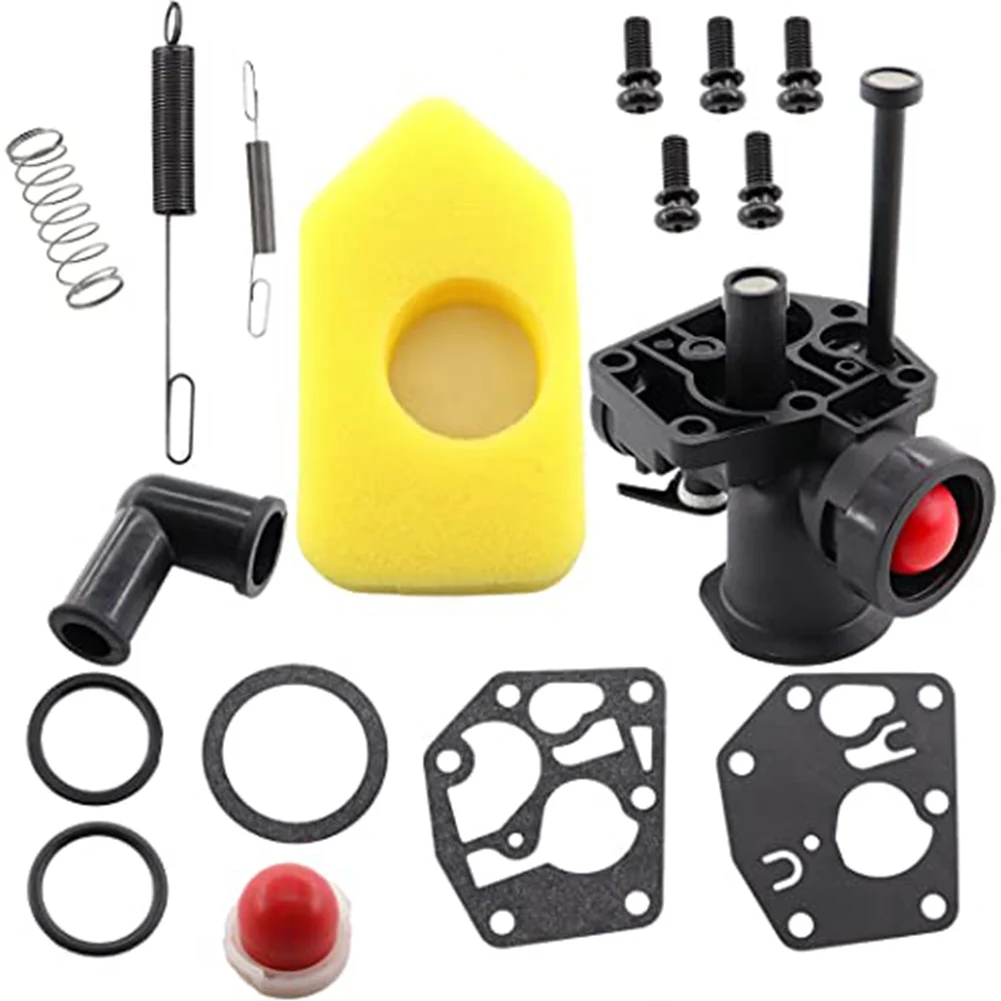 Rasenmäher-Vergaser-Set für 497619 499809 498809 Luftfilter 698369 Reglerfeder 691859 692211 Membran 795083 495770 Kit – Detail 2