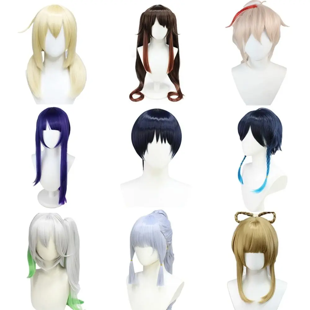 

Pyrofilament Hair Wig Simulated Styling tools Fashion Long Hair for Women Men