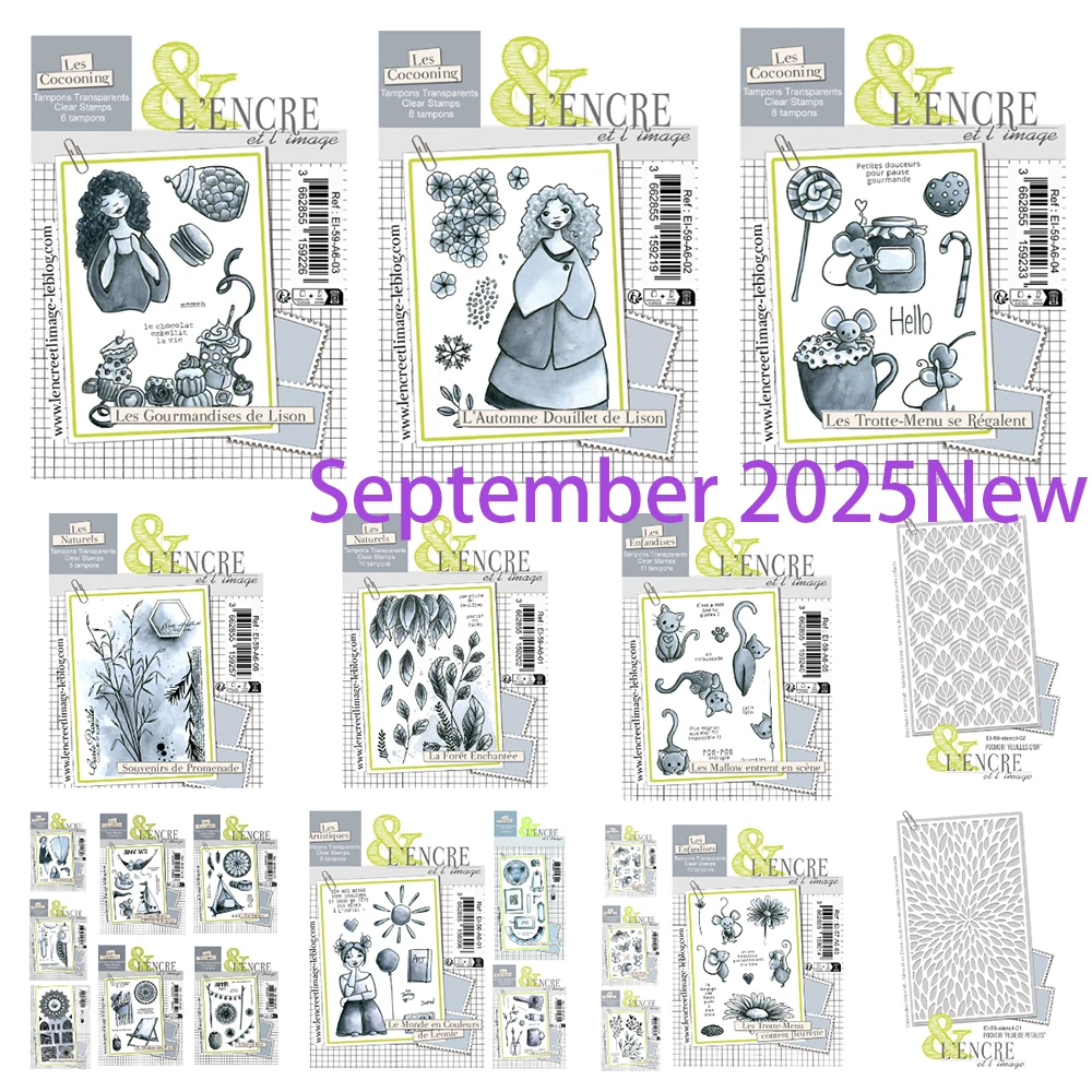 2026년 도착 새로운 매직 서커스 스탬프 DIY Leonie vouez aller Danser 스탬프 다이어리 스크랩북킹 공예품 조각 제작 인사말 카드 만들기