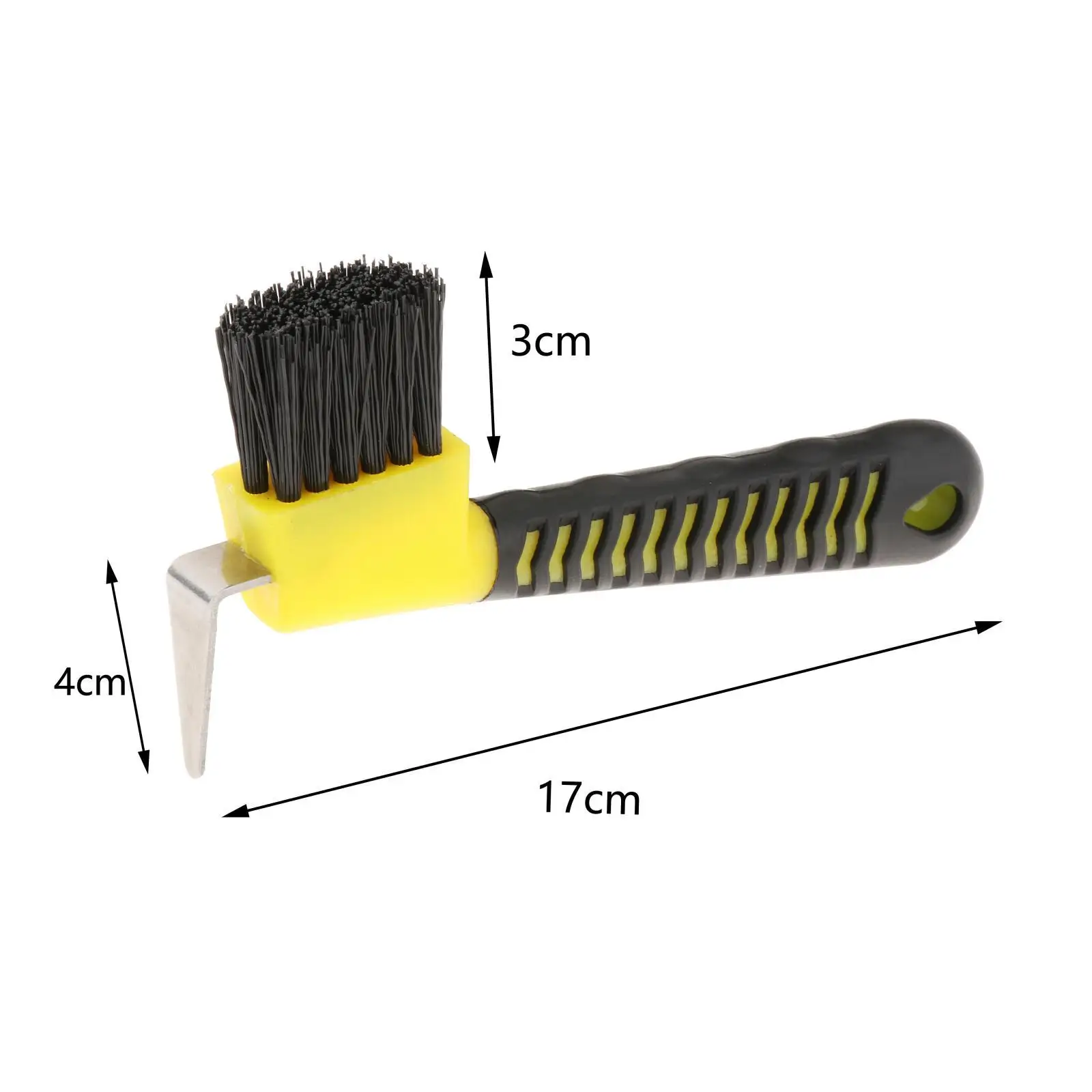 Horse Hoof Brush Hoofpick Brush Cleaning Brushing Grooming Tool Soft Grip Equestrian Equipment for Work Boots Supplies 6