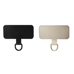 Luxury Metal Mobile Phone Lanyard Patch - Anti - Lost Hanging Rope Tab Clips (Metal Mixed 2PCS C)