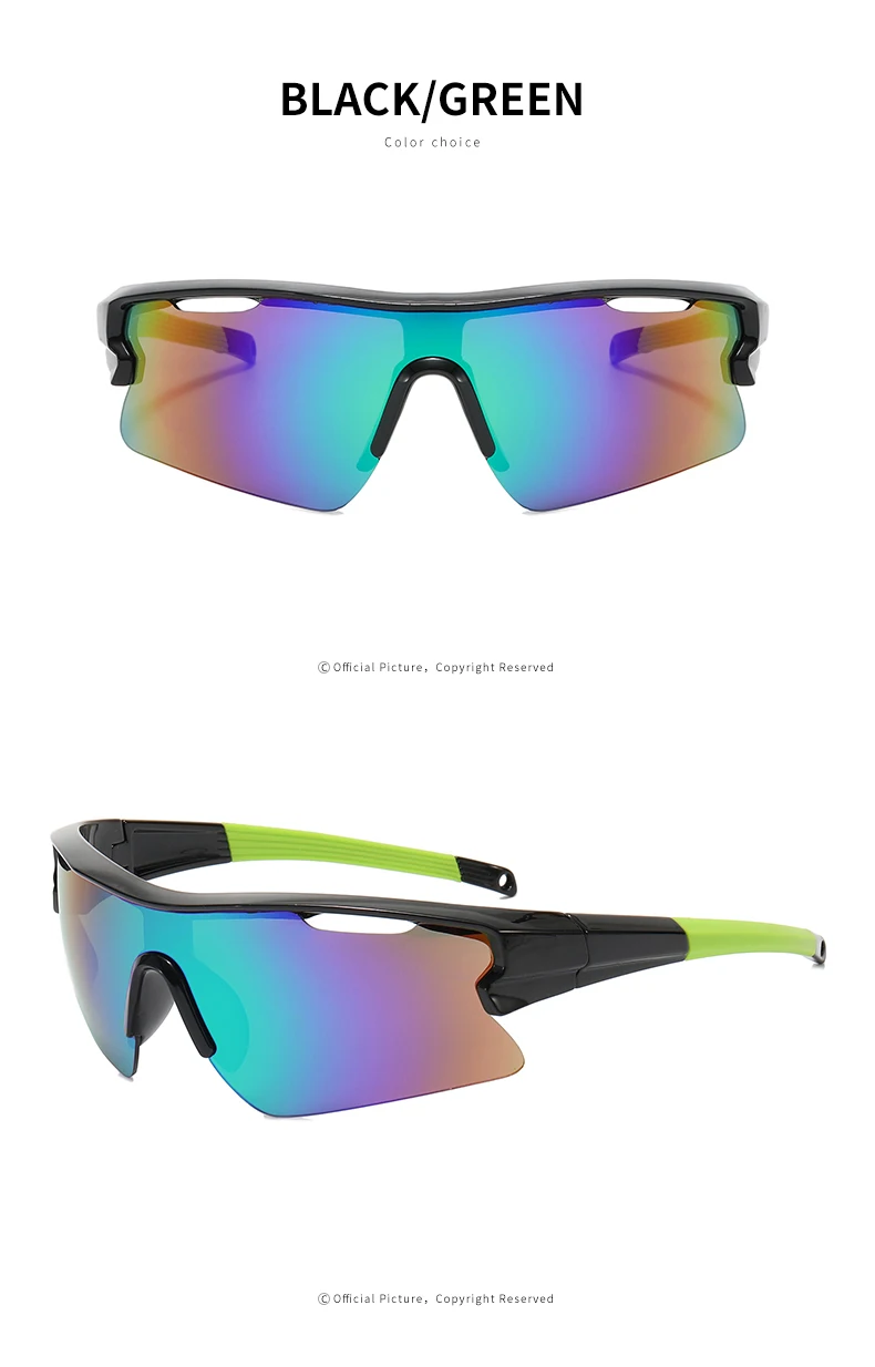 YIJUNSTORE Lunettes De Soleil Sport Polarisé UV400 – Lunettes Cyclisme, Running, Pêche, Protection Anti-UV Pour Homme Et Femme