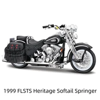 Maisto 1:18 Harley Davidson 1999 FLSTS Heritage Softail Springer Die Cast Vehicles Collectible Hobbies Motorcycle Model Toys 1