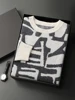 New Chic Men's 100% Cashmere Sweater O-neck Jacquard Pullover Thick Soft Warm Cashmere Knitwear Autumn Winter Casual Jumpers 1