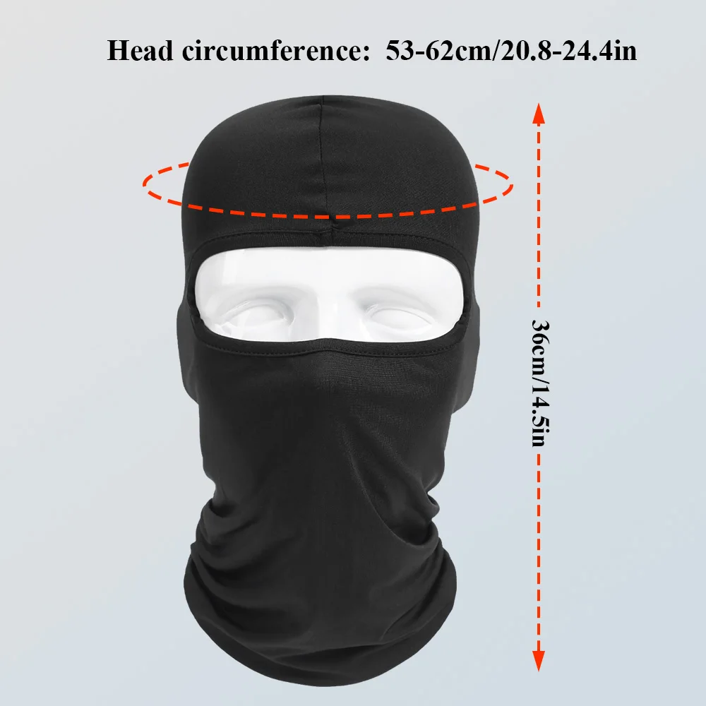 Motorcycle Balaclava Quick-drying Full Face Mask Anti-UV Motocross Motobike Racing Helmet Liner Windproof Scarf MTB Headgear Men balaclava mask