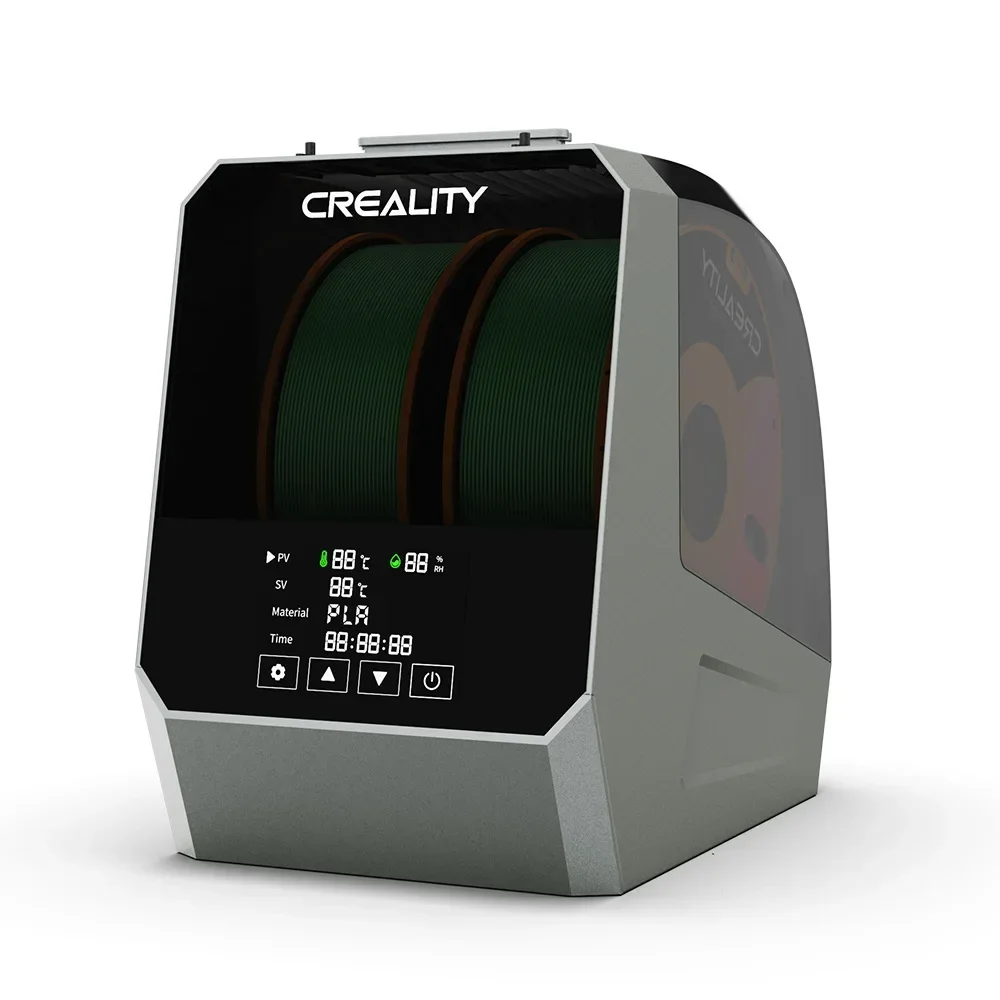 Creality Space Pi 필라멘트 건조기, 플러스 160W 업그레이드, 2 롤 용량, 이중 건조, 2kg 필라멘트, 2 롤 용량, 신제품