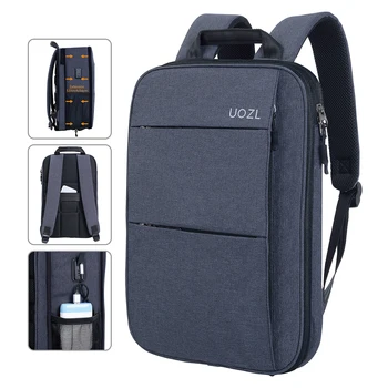 Zaino per laptop Scomparto per computer indipendente espandibile sottile di grande capacità da 14 pollici Anti-spruzzi, antiurto, antigraffio,