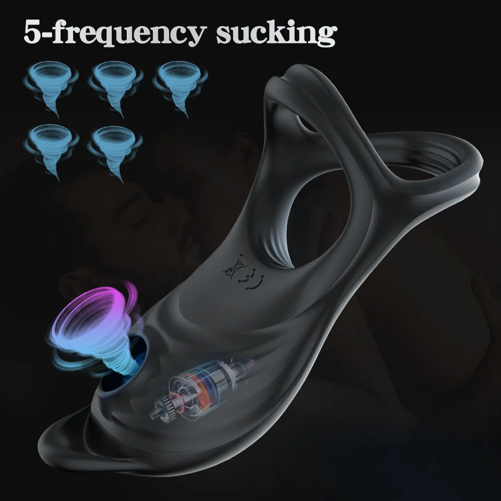 Remote Control Cock Ring Sucking Vibrating Penis Ring For Couple G-spot Clitoris Stimulation Delayed Ejaculation Adult Sex Toys Sb054a0f417184addbc0f69d8f54a7e54E