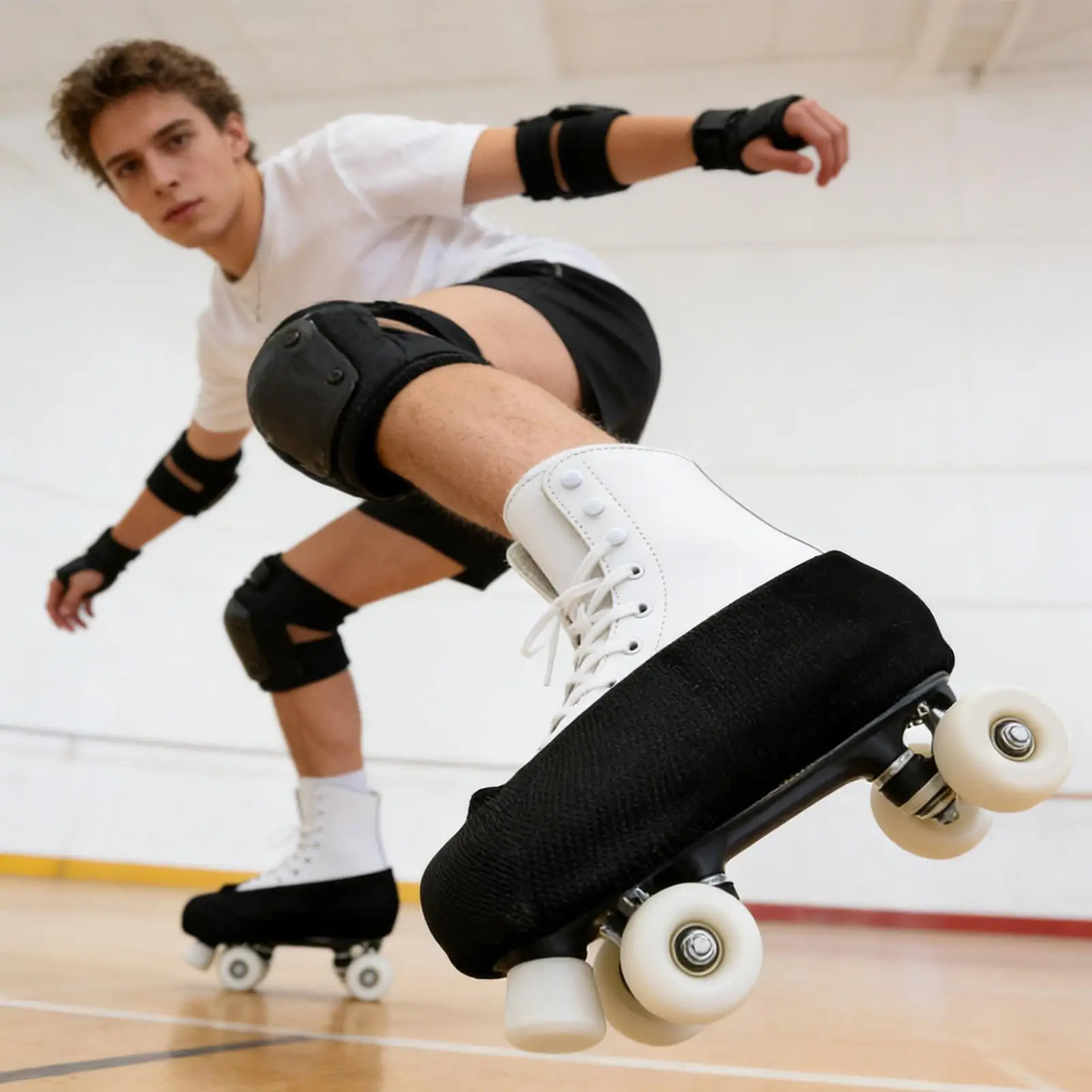 Eiskunstlauf-Kufenschoner für Schlittschuhe, weiche, elastische Kufenschutzabdeckungen für Damen, Herren, Jugendliche, Training, Eishockey-Zubehör – Detail 4