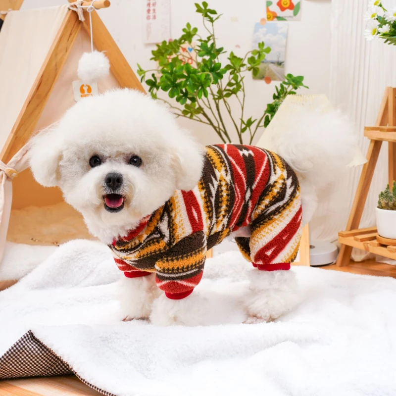SMALLLEE_LUCKY_STORE Sudadera De Forro Polar Suave Para Perro Pequeño