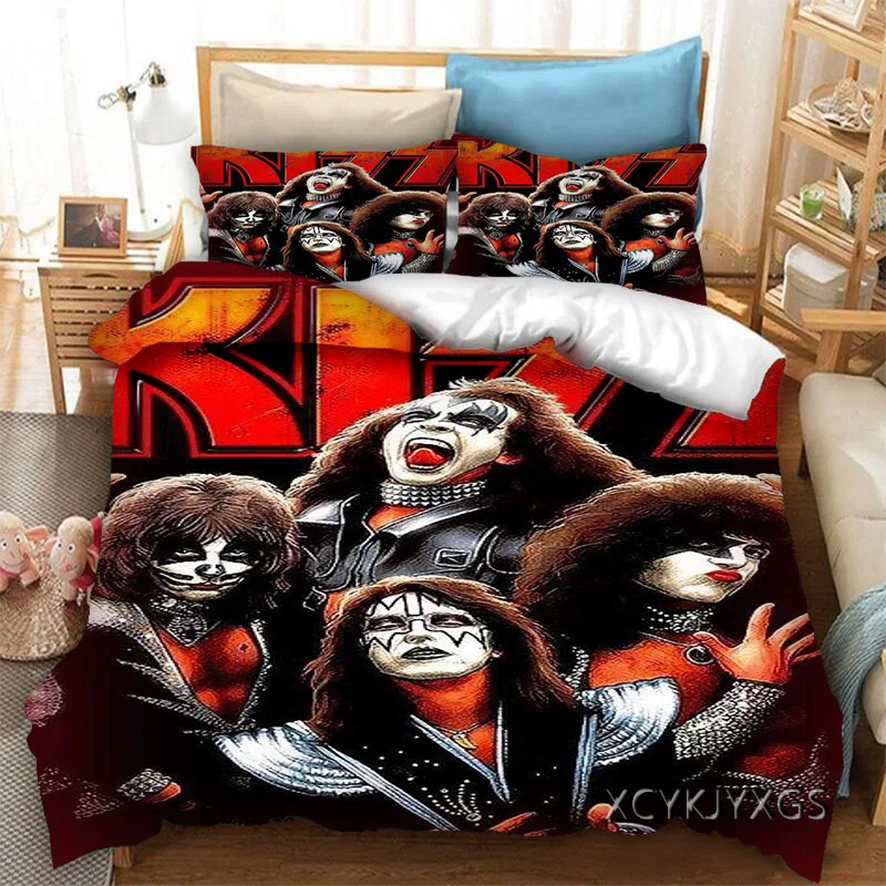 Rock Kiss Metal Band 3D Printed Duvet Cover Set Twin Full Queen King Size  Bedding Set Bed Linens Bedclothes for Young - AliExpress