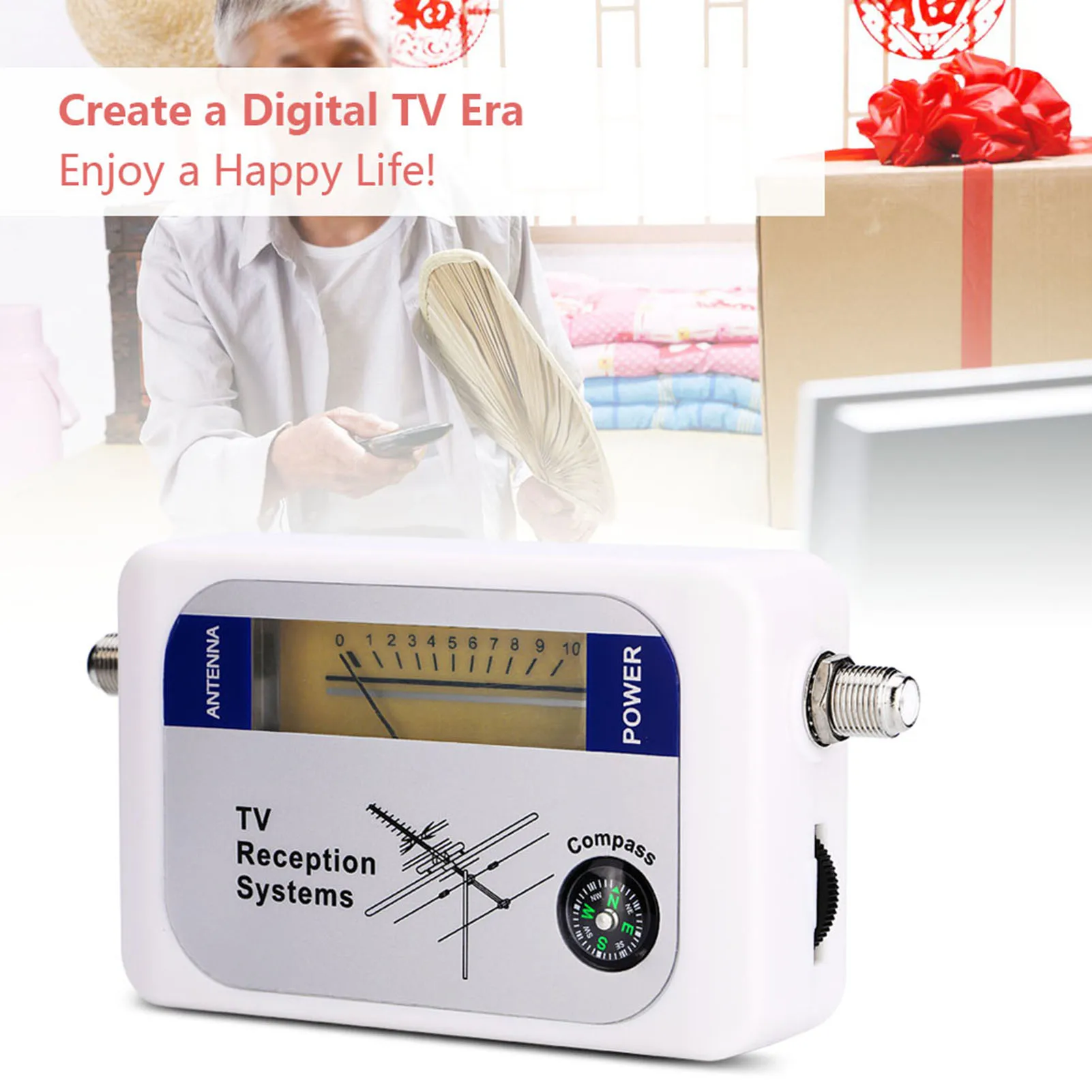Digital TV Antenna Signal Strength Meter and Detector