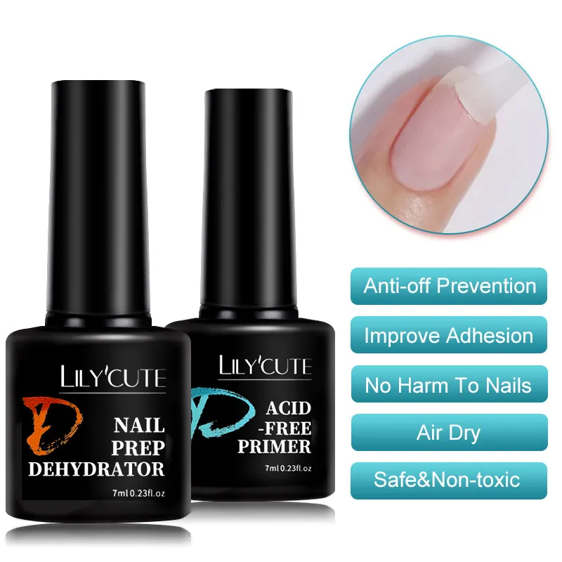 Lilycute 7ml Nailprimers Prep Dehydrator Gel Nail Polish Long Lasting