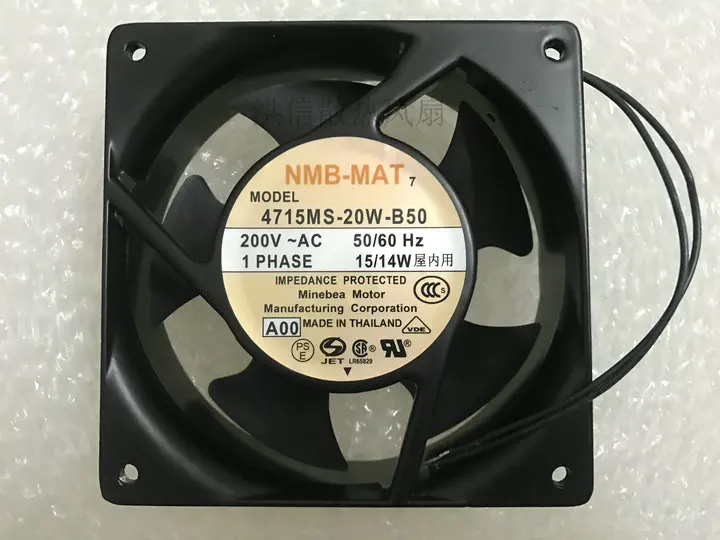 50 60hz 15 14w ventilador ac de 2 fios