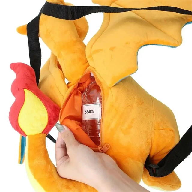 Pokemon Plush Backpack Charizard Stuffed Doll Toy Bag Kids