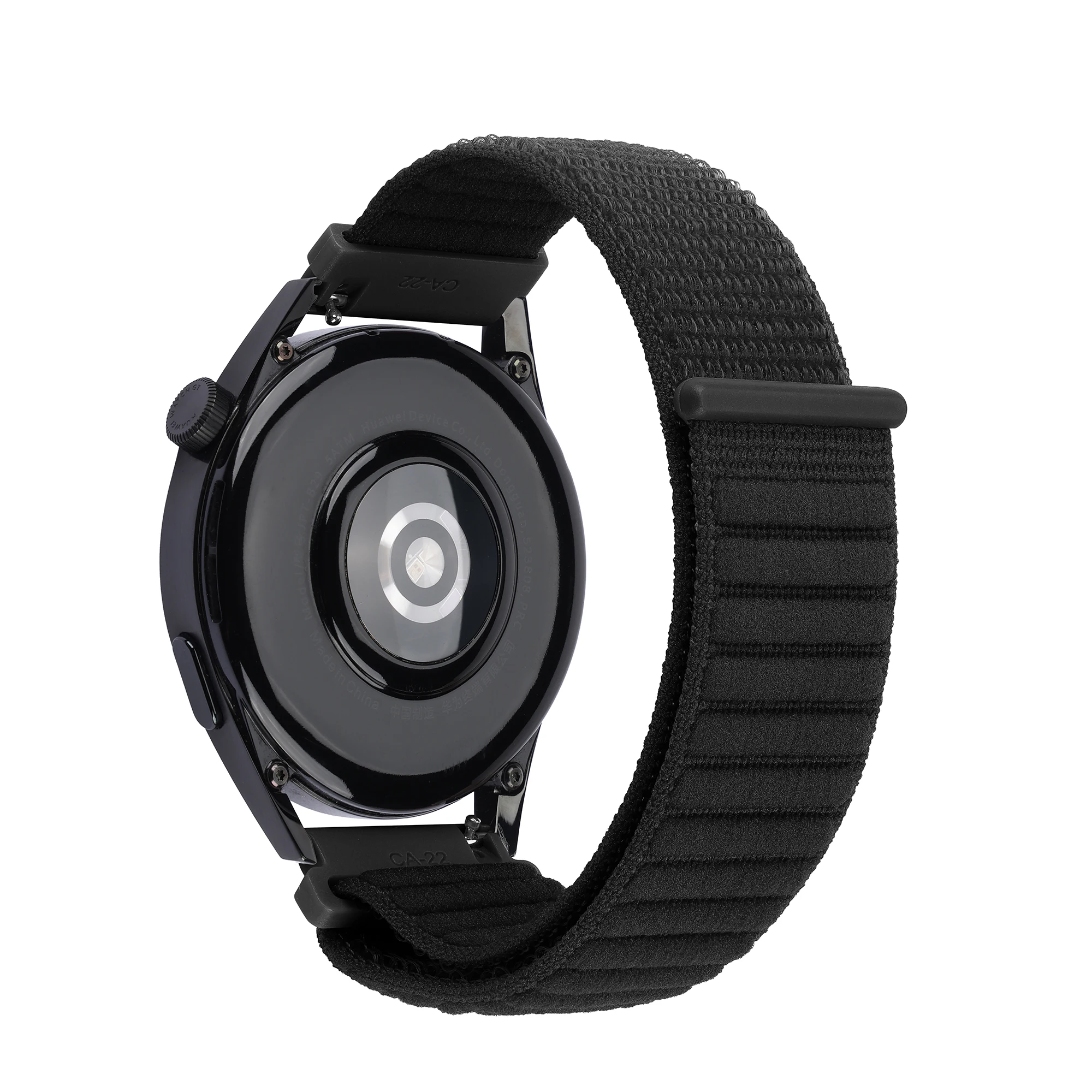Nylon Loop Woven Watch Band, Adjustable 20-22mm Strap