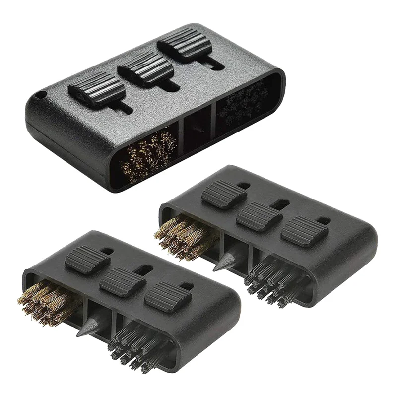 

3 шт., щётки для очистки паз в гольф-клубе