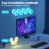 RGB Hexagonal Quantum Lamp LED Smart Wall Light Panels APP Remote Control Ambient Night Light DIY Shape Game Room Decor 4