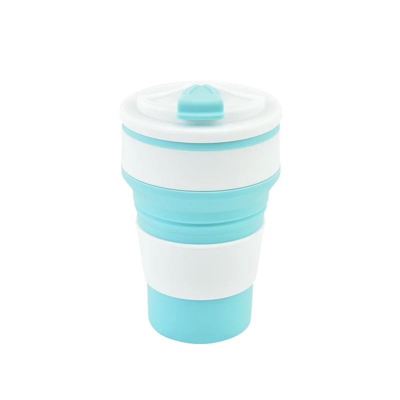 Silicone Collapsible Travel Cup Foldable Coffee Mug Travel Gift 10