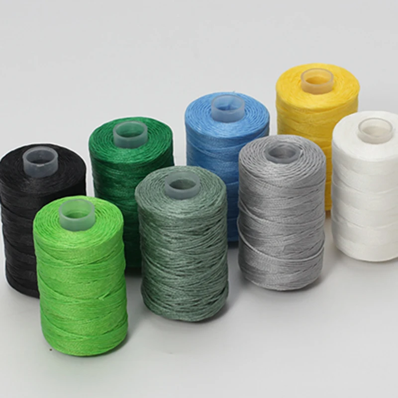 Description Picture 4 of item100M Waxed Sewing Threads Durable Strong Nylon Leather Sewing Waxed Thread Hand Wax Stitching DIY Hand Stitching Sewing Tool