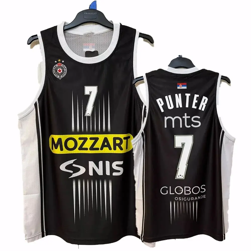 Serbian Basketball Jerseys Partisans Belgrade Basketball Summer Sports Vest Fans Special Jerseys Kit soccer jersey