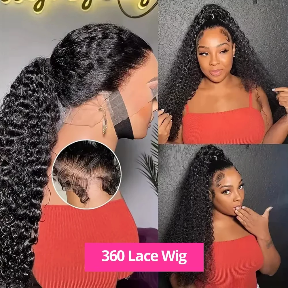 360 Full Lace Deep Wave Wigs - 40 Inch