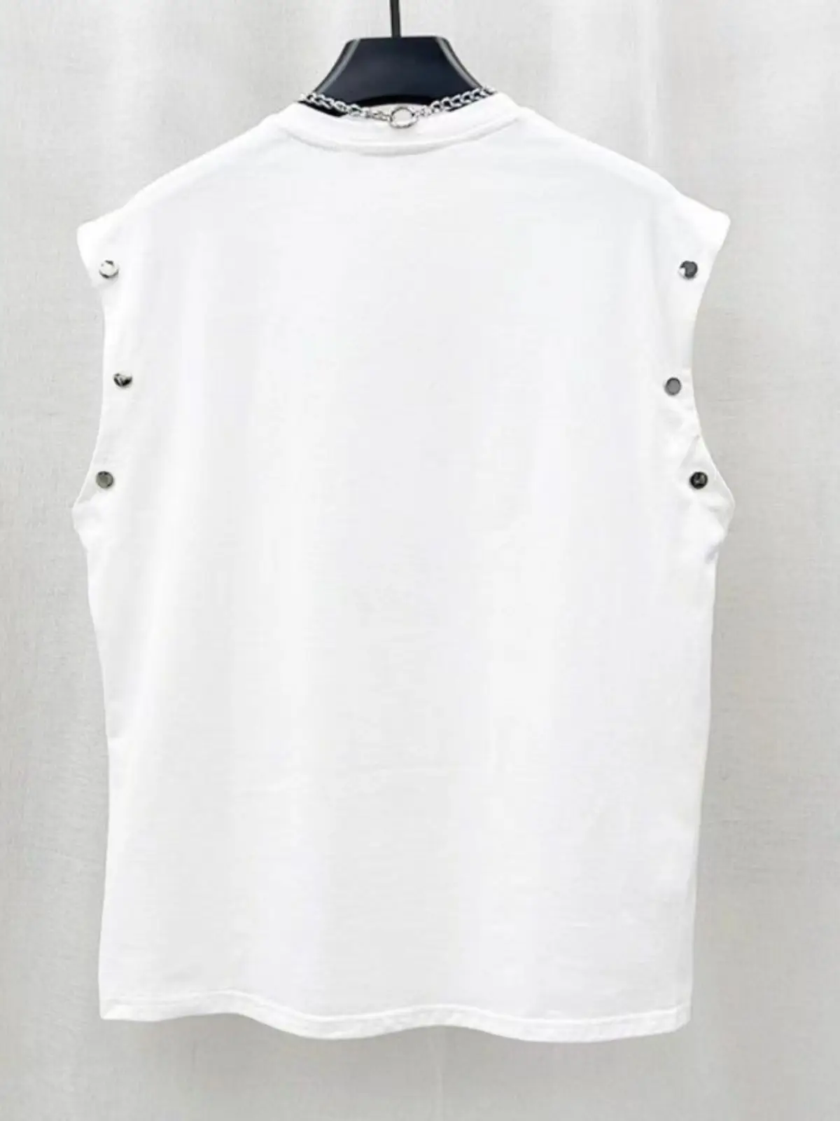 Design sense splicing short sleeved T-shirt, men's youth