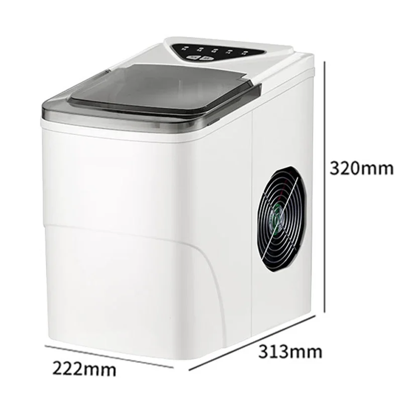 Quick Ice Cube Maker Commercial Automatic Ice maker Machine Electric Bullet Round Making Machine HZB-16AL
