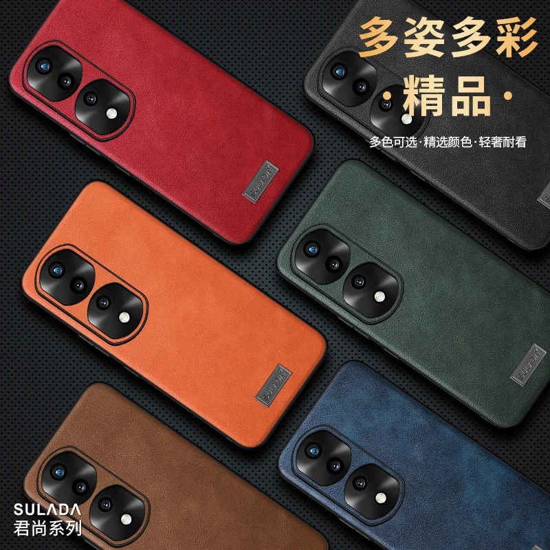 For Honor 90 Case Huawei Mate40 Pro Mate30 Pro P60 Pro Case SULADA Junshang Series Skinned Ultra-thin Cover for Honor 90 Pro