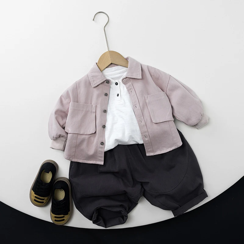 Cotton Kids Undershirts for Autumn