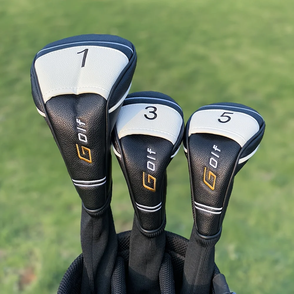 Golf protective cover, golf accessories, dust-proof and durable materials provide the best protection for your golf club.