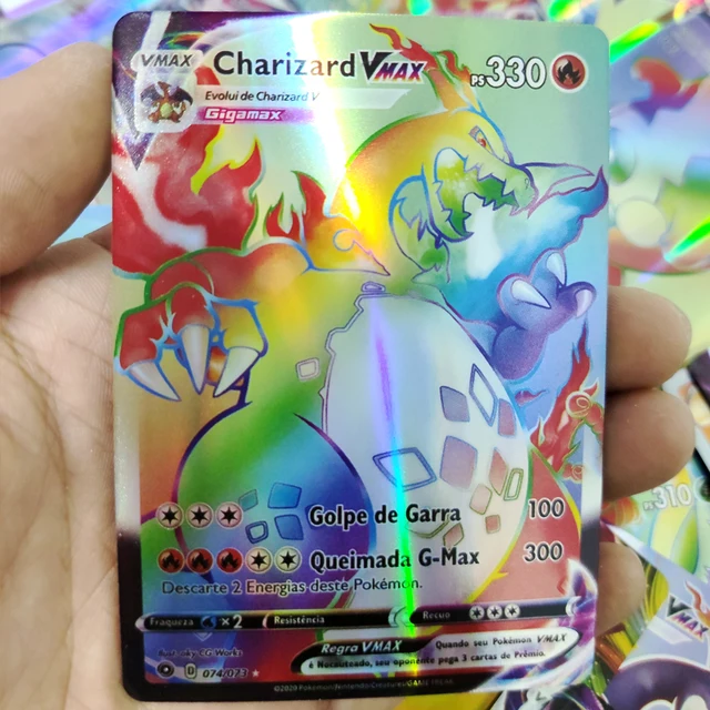 Lote Gyarados Vmax +54 Cartas Pokemon Vmax V Gx Em Português