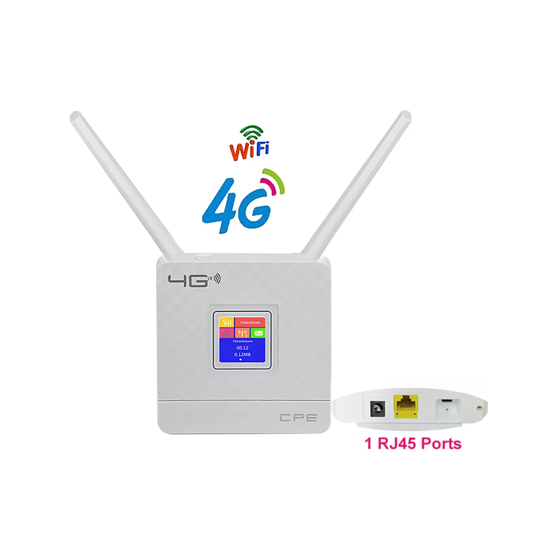 CPE903 Lte 3G 4G router 2 External Antennas Wifi Modem CPE Wireless Router with RJ45 Port and Sim Card Slot EU Plug images - 6