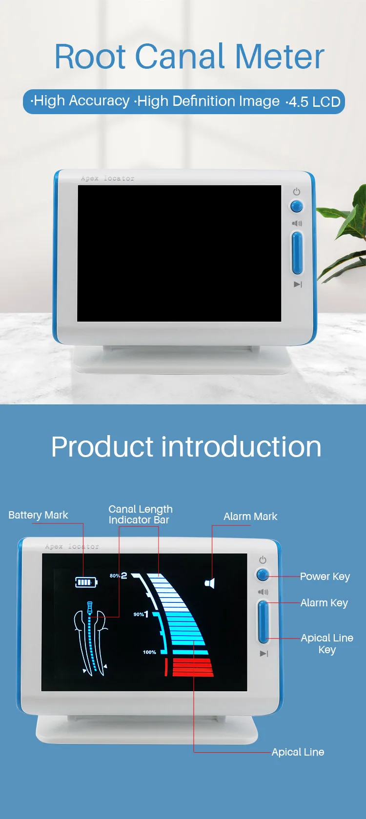 Dental Apex Locator Root Canal Finder oxyaider
