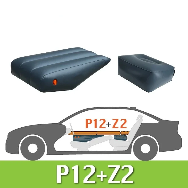 Car Inflatable Mattress Flat with Front Seat Bed Pad Gap Inflate Air Cushion Self-Driving Travel Sleep In Car Accessories