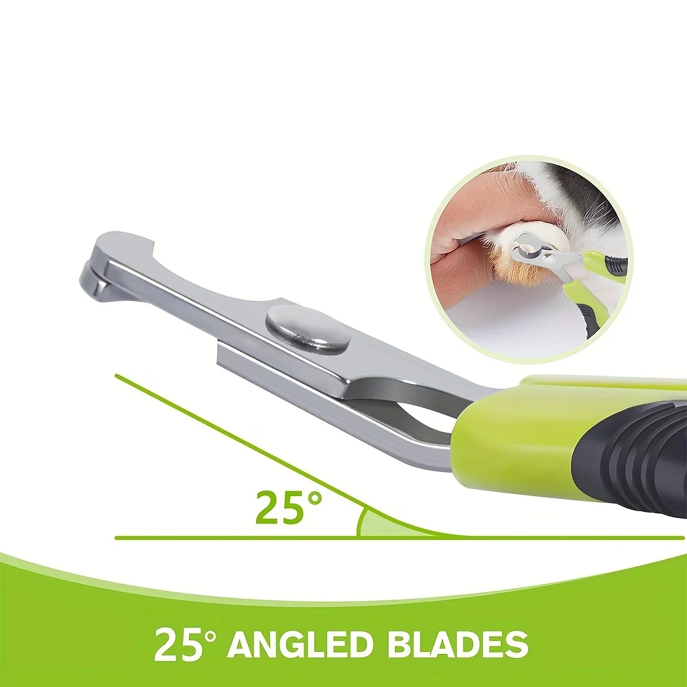 Pet Nail Clippers Are Small, Safe, and Easy To Use Cat and Dog Claw Nail Trimmers That Prevent Excessive Cutting Tearing